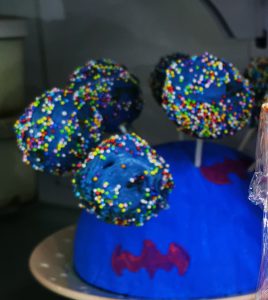 cake pop superheros fille