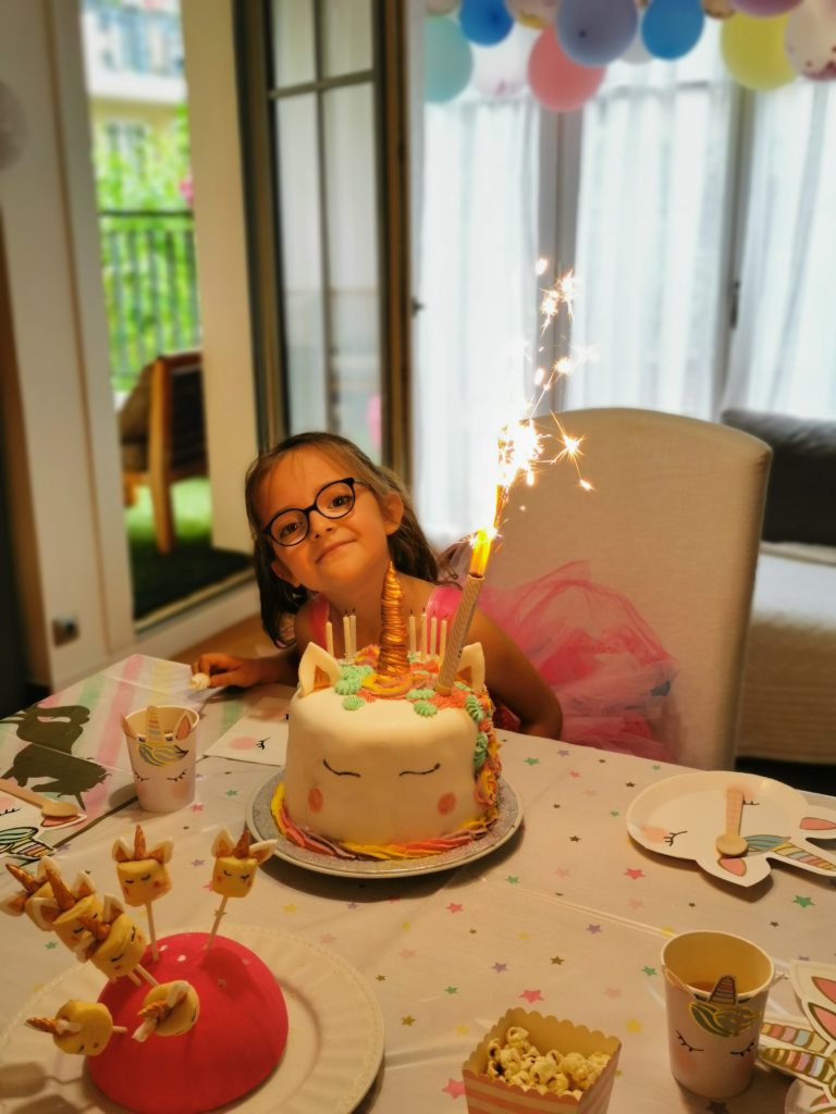 anniversaire thème licorne 7 ans