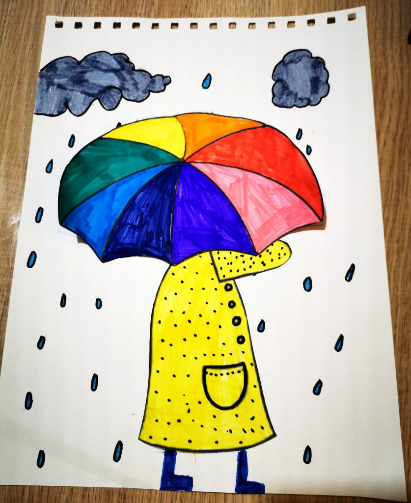 la pluie art