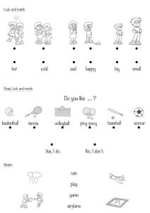 fiche anglais 6