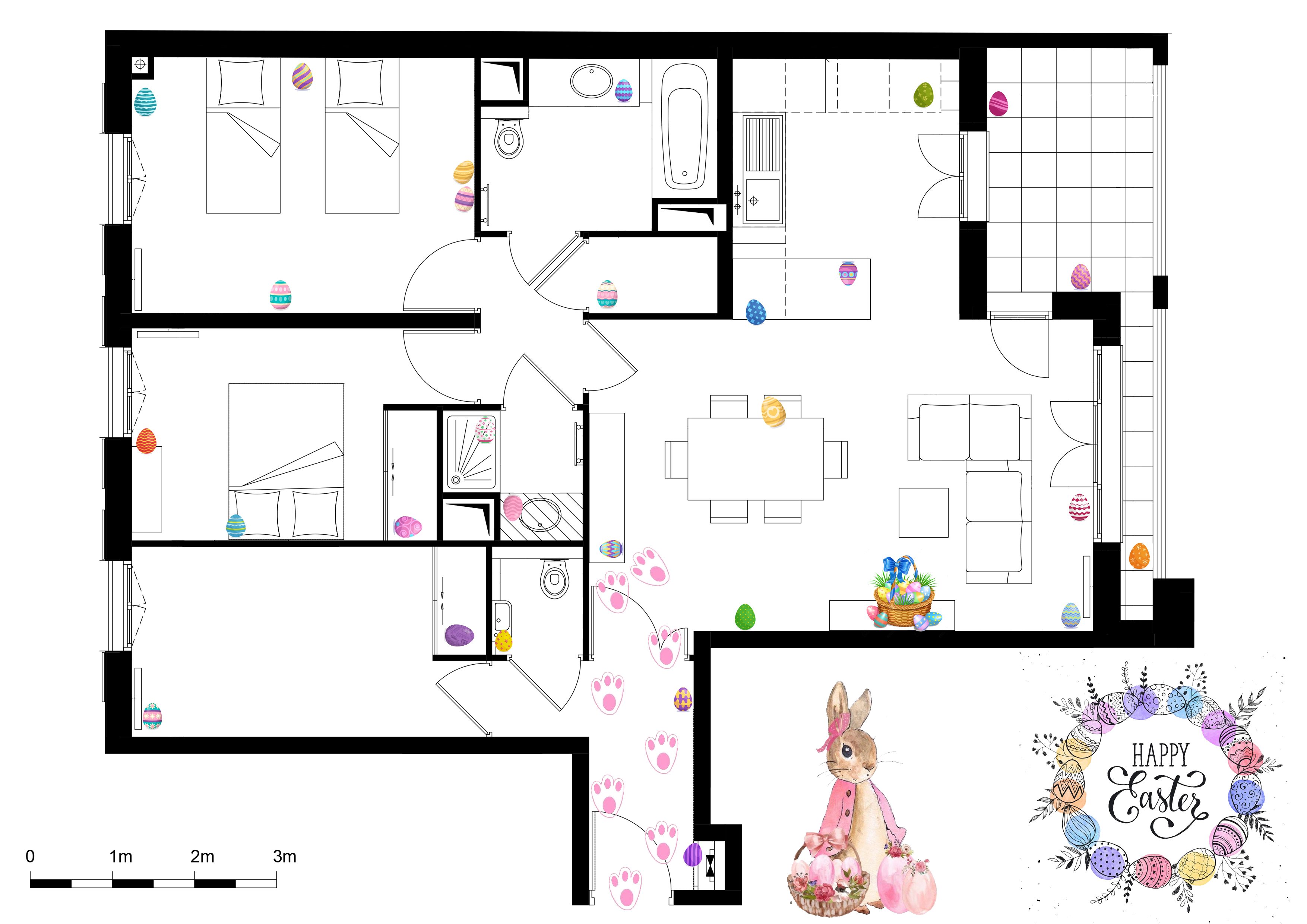 Chasse au tresor paques - Les activités de maman