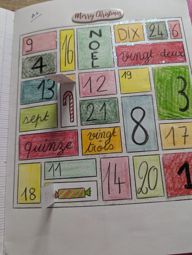 poésie le calendrier