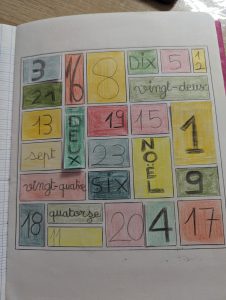 poésie calendrier année
