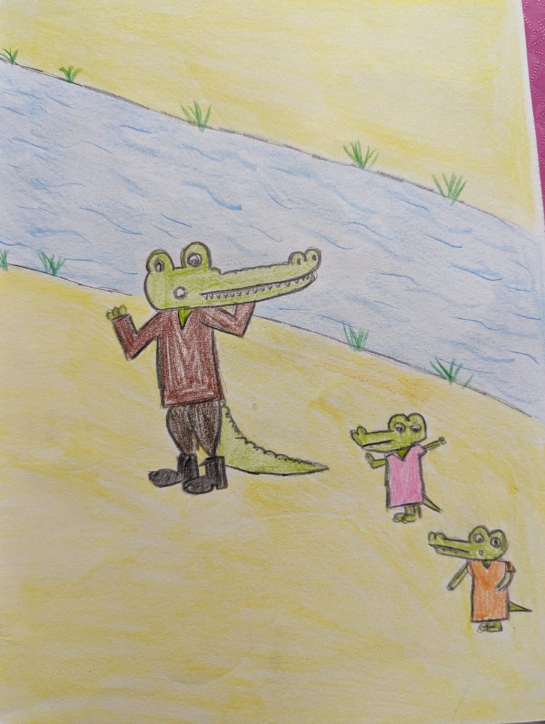 poésie le crocodile