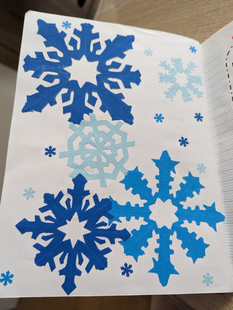 poésie flocons de neige