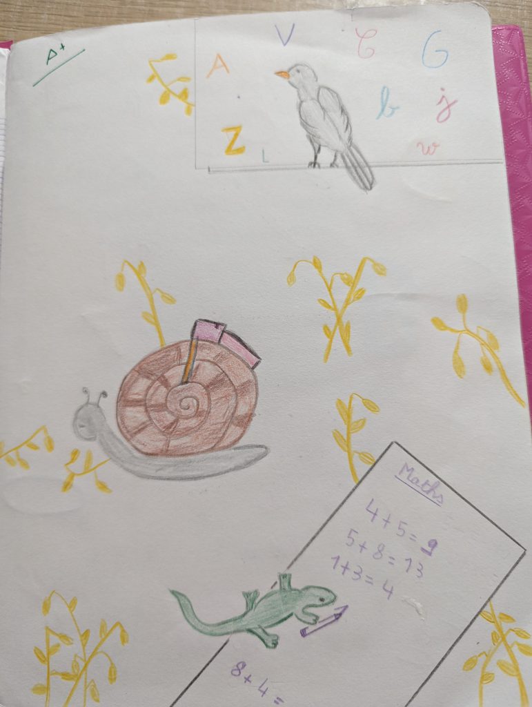 poésie les trois escargots
