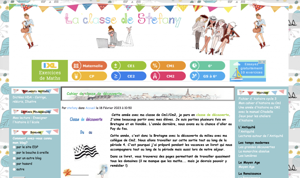 blog maitresse Stef