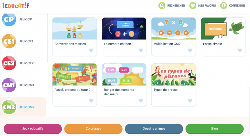 ieducatif ressources élémentaires